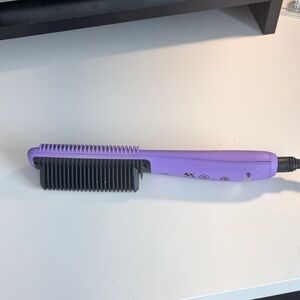 Purple Ceramic Heated Hair Comb – Women’s Styling Tool